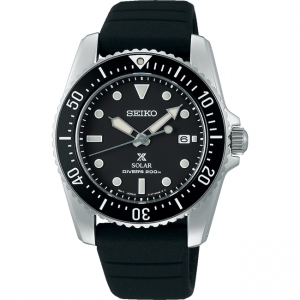 Seiko Prospex Horlogeband SNE573 Zwart Rubber 20mm