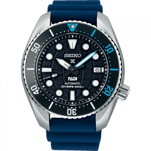Seiko Prospex Padi Horlogeband SPB325 Blauw Rubber 20mm