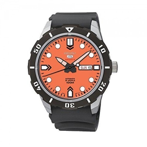 Seiko 5 Sports Horlogeband SRP675 Zwart Rubber - 22mm