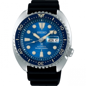 Seiko Prospex Horlogeband SRPE07 Zwart Rubber 22mm
