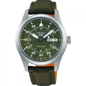 Seiko 5 Sports Horlogeband SRPH29 Groen Canvas 20mm