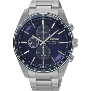 Seiko Chronograph Solar Horlogeband SSC719 Roestvrij Staal