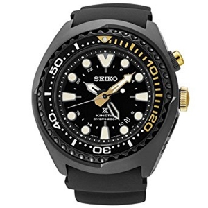 Seiko Prospex Kinetic Horlogeband SUN045 Zwart Rubber