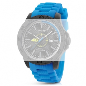 TW Steel VR5 Valentino Rossi VR|46 Horlogebandje - Blauw Rubber 20mm