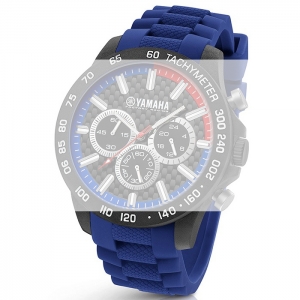 TW Steel Y110 Yamaha Factory Racing Horlogebandje - Blauw Rubber 22mm