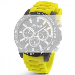 TW Steel Y120 Yamaha Factory Racing Horlogebandje - Geel Rubber 22mm