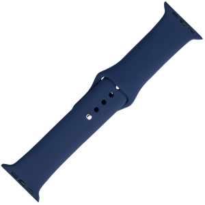 Apple Watch Horlogeband Blauw Silicone Rubber