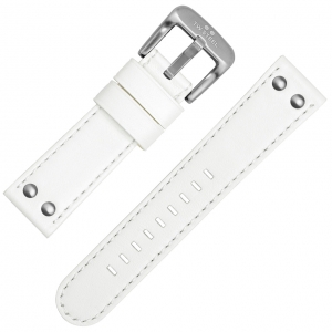 TW Steel Horlogeband Wit Kalfsleer 24mm