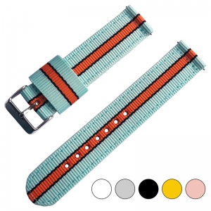 Gulf Le Mans Sky Blue Orange Two Piece RAF NATO Nylon Strap