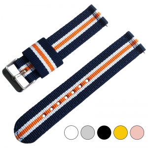 Heritage Blue White Orange Two Piece RAF NATO Nylon Strap