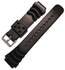 Type Seiko Z20, Z22 Duik Horlogeband Rubber Zwart