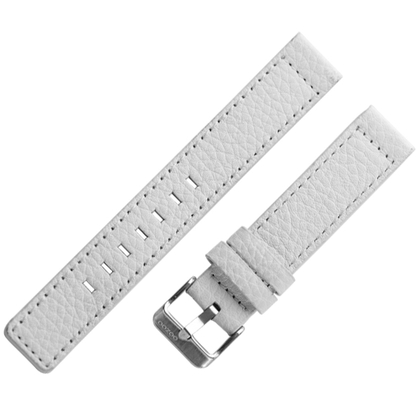 OOZOO Horlogebandje Wit Leer