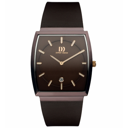 Horlogeband Danish Design IQ17Q900- donkerbruin leer