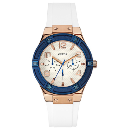 Guess Horlogebandje W0564L1 Rigor Wit Rubber