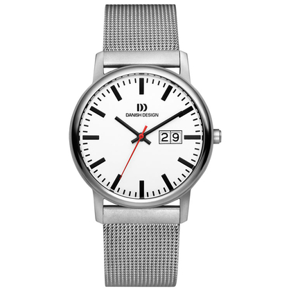 Horlogeband Danish Design IQ62Q974 mesh milanaise geweven staal