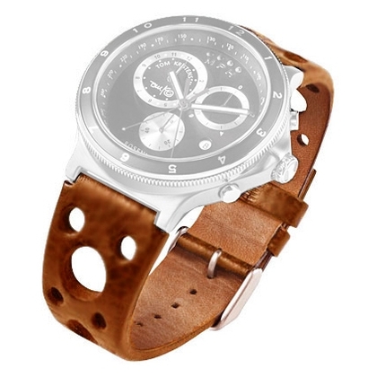 Rosendahl Tom Kristensen MPH Watch Horlogeband Cognac Leer