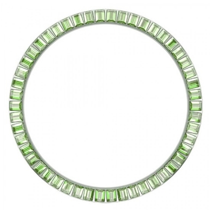 Marc Coblen / TW Steel Bezel 45mm Roestvrij Staal Lichtgroene Stenen - MCB45S214