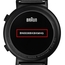 Braun Horlogeband voor BN0036BKBKMHG - Mesh Milanese Zwart