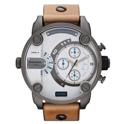 Diesel DZ7269 Horlogeband Cognac Leer