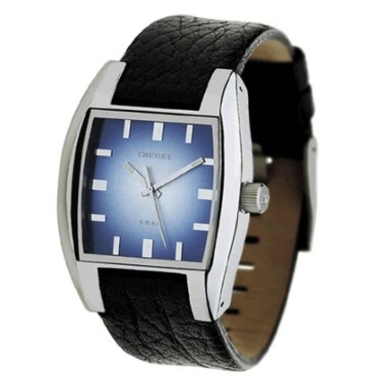 Diesel DZ1032 Horlogeband Zwart Leer 