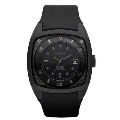 Diesel DZ1492 Horlogeband Zwart Leer