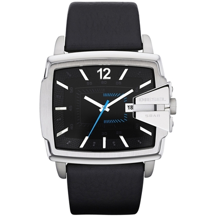 Diesel DZ1495 Horlogeband Zwart Leer