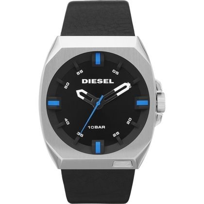 Diesel DZ1545 Horlogeband Zwart Leer
