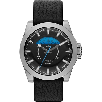 Diesel DZ1659 Horlogeband Zwart Leer 