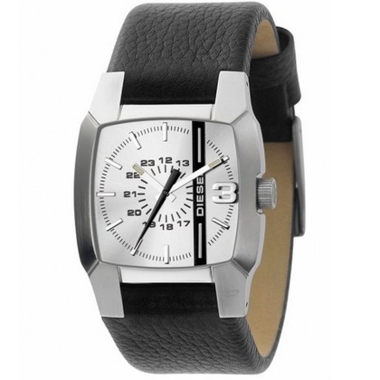 Diesel DZ1091 Horlogeband Zwart Leer