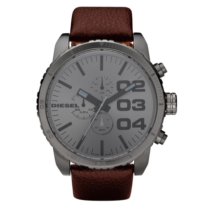 Diesel DZ4210 Horlogeband Bruin Leer