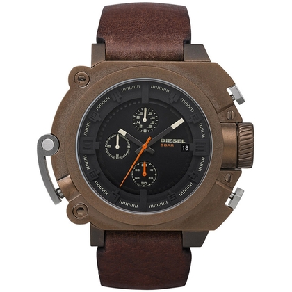 Diesel DZ4245 Horlogeband Bruin Leer 