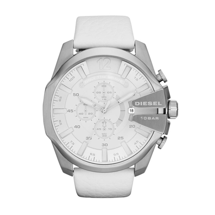 Diesel DZ4292 Horlogeband Wit Leer 