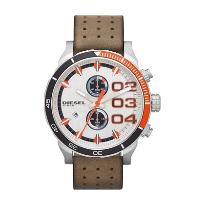 Diesel DZ4310 Horlogeband Bruin Leer