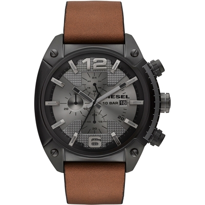 Diesel DZ4317 Horlogeband Bruin Leer