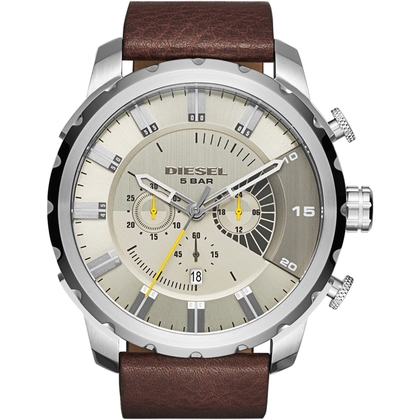 Diesel DZ4346 Horlogeband Bruin Leer