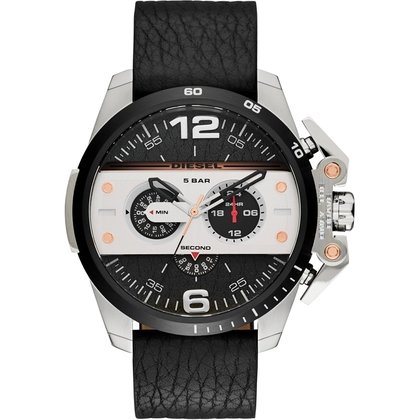 Diesel DZ4361 Horlogeband Zwart Leer 