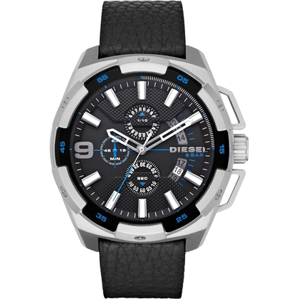 Diesel DZ4392 Horlogeband Zwart Leer 