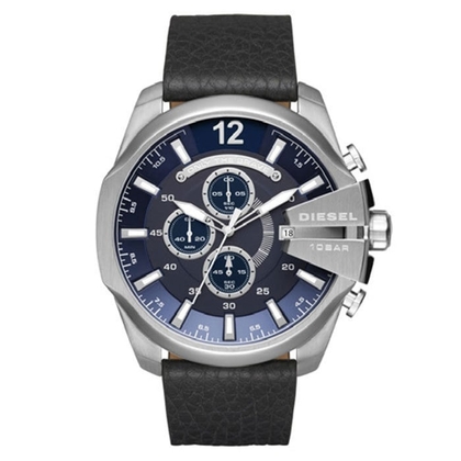 Diesel DZ4423 Horlogeband Zwart Leer