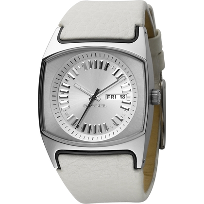Diesel DZ5165 Horlogeband Wit Leer