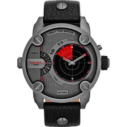 Diesel DZ7293 Horlogeband Zwart Leer 