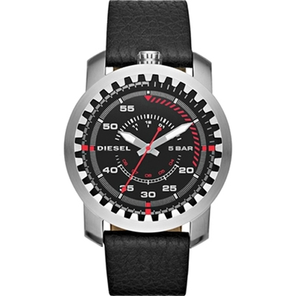 Diesel DZ1750 Horlogeband Zwart Leer 