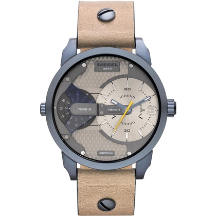 Diesel DZ7338 Horlogeband Beige Leer 