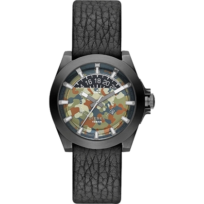 Diesel DZ1700 Horlogeband Zwart Leer 