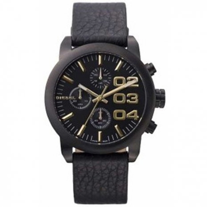 Diesel DZ5442 Horlogeband Zwart Leer