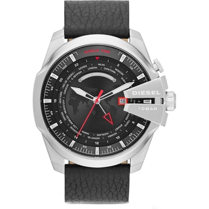 Diesel DZ4320 Horlogeband Zwart Leer 