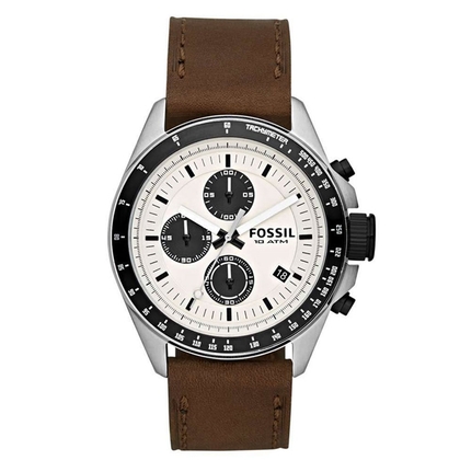 Fossil CH2882 Horlogeband Bruin Leer 