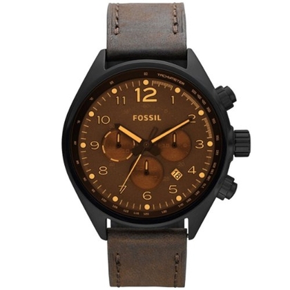 Fossil CH2782 Horlogeband Bruin Leer 