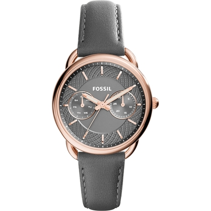 Fossil ES3913 Horlogeband Grijs Leer  