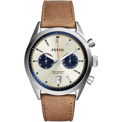 Fossil CH2952 Horlogeband Bruin Leer  