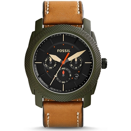 Fossil FS5041 Horlogeband Bruin Leer 